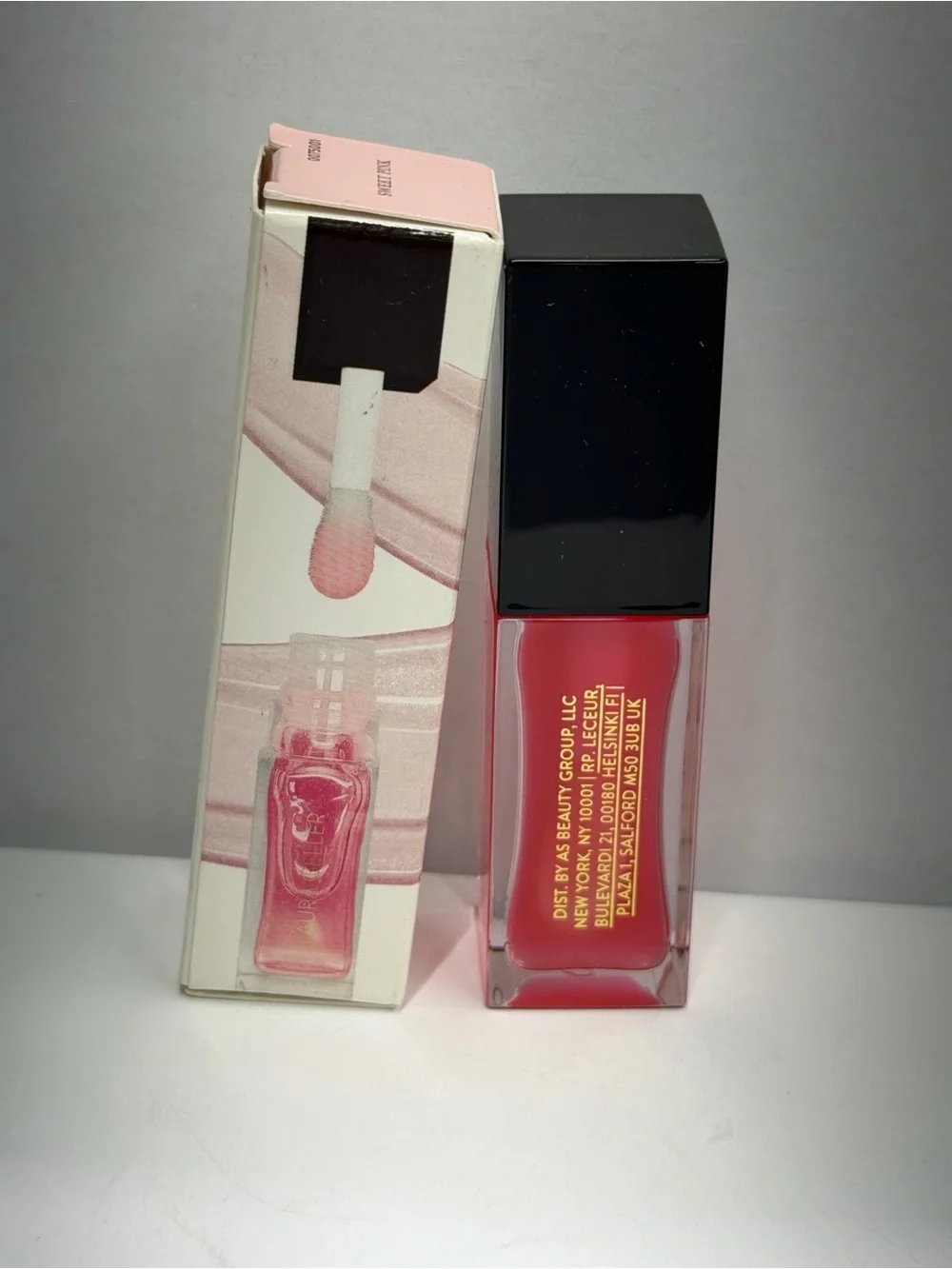 Laura Geller Fine Shine Glossy Lip Oil Sweet Pink 0.25 oz Full Size NIB